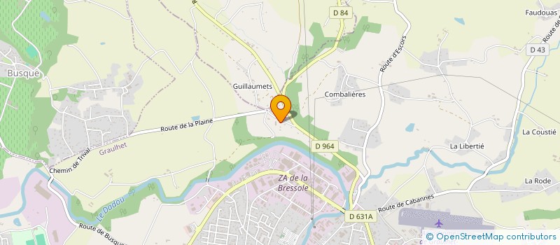 localisation de l'entreprise SCI GAY LUSSAC  GRAULHET