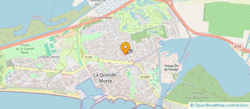 localisation de l'entreprise SCI GAY LUSSAC  LA GRANDE-MOTTE