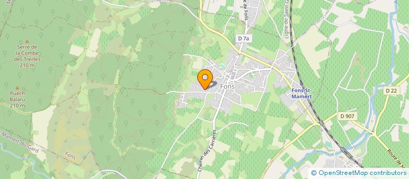 localisation de l'entreprise SCI GAY SAUMADE BOSC  FONS