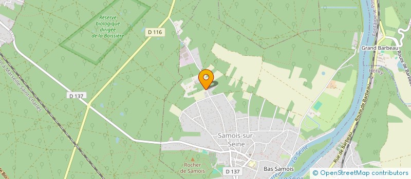 localisation de l'entreprise SCI GAYA  SAMOIS-SUR-SEINE