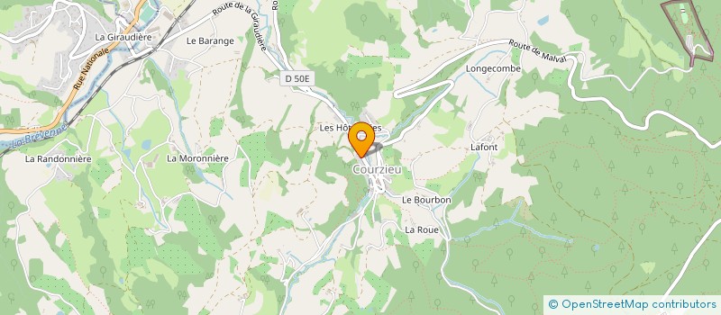 localisation de l'entreprise SCI GAYAK  COURZIEU