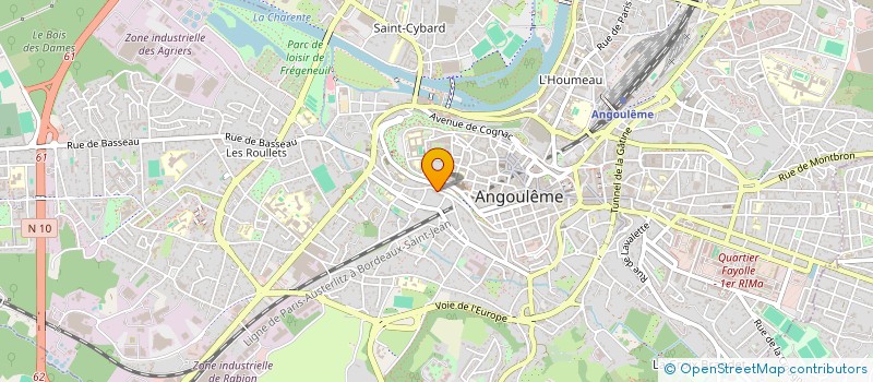 localisation de l'entreprise SCI GAYARD FD 63 à ANGOULEME