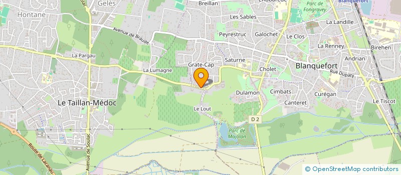 localisation de l'entreprise SCI GAYGEL à BLANQUEFORT