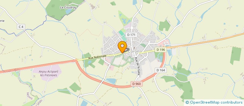 localisation de l'entreprise SCI GAYMAR-SARKO  CORON