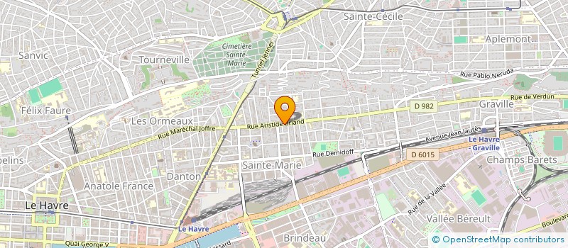 localisation de l'entreprise SCI GAYOCLE à LE HAVRE