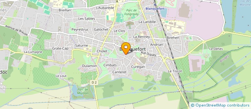 localisation de l'entreprise SCI GAYRAUD à BLANQUEFORT