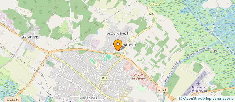 localisation de l'entreprise SCI GAYTISSBURN  MARENNES-HIERS-BROUAGE