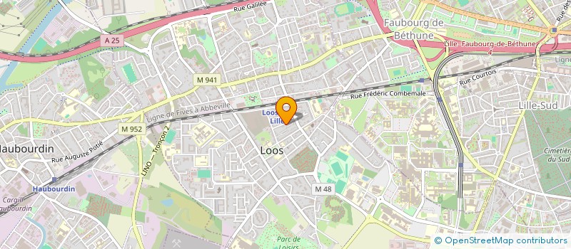 localisation de l'entreprise SCI GAZ  LOOS