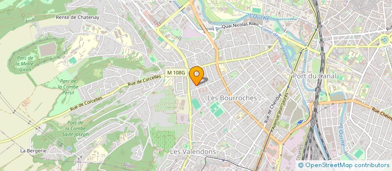 localisation de l'entreprise SCI GAZA à DIJON