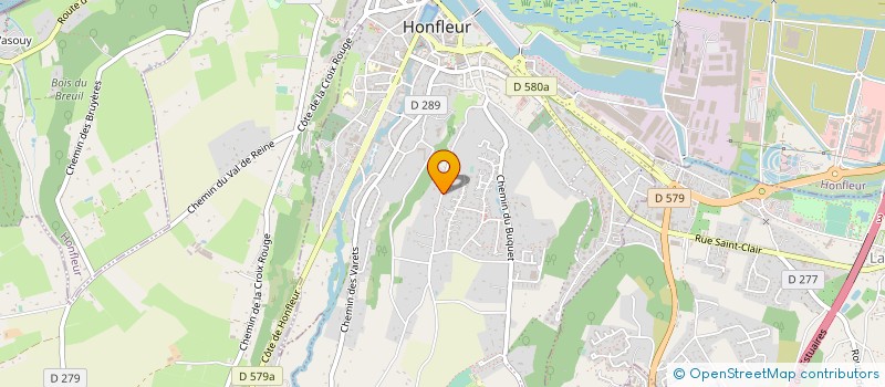 localisation de l'entreprise SCI GAZALA à HONFLEUR