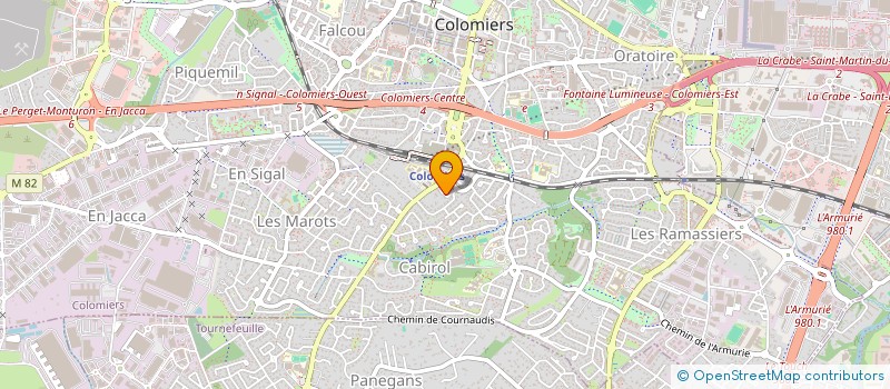 localisation de l'entreprise SCI GAZAN  COLOMIERS