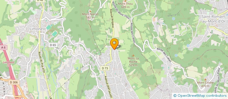 localisation de l'entreprise SCI GAZEL IMMOBILIER  SAINT-DIDIER-AU-MONT-D'OR