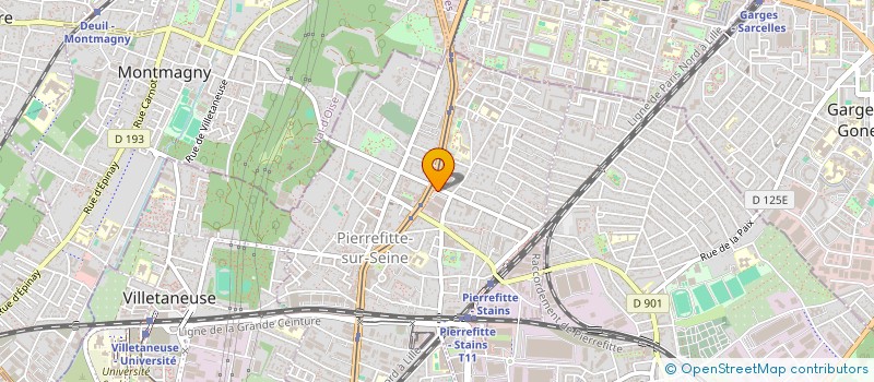localisation de l'entreprise SCI GAZELLE à PIERREFITTE-SUR-SEINE