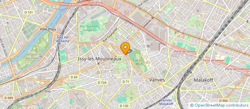 localisation de l'entreprise SCI GAZERAN PROMOTION à ISSY-LES-MOULINEAUX