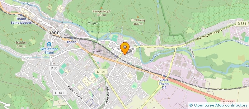 localisation de l'entreprise SCI GAZI HUSEYIN  VIEUX-THANN