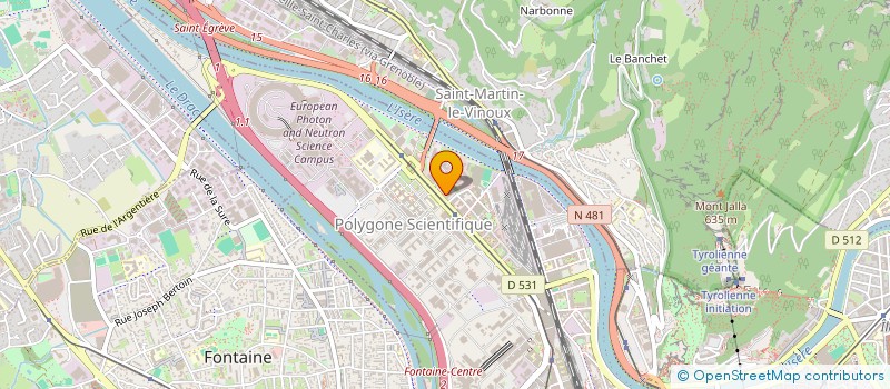 localisation de l'entreprise SCI GAZIANO ROBINET à GRENOBLE