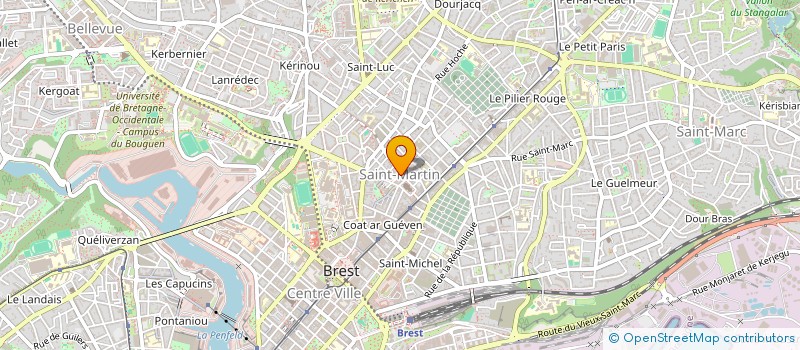 localisation de l'entreprise SCI GAZO  BREST