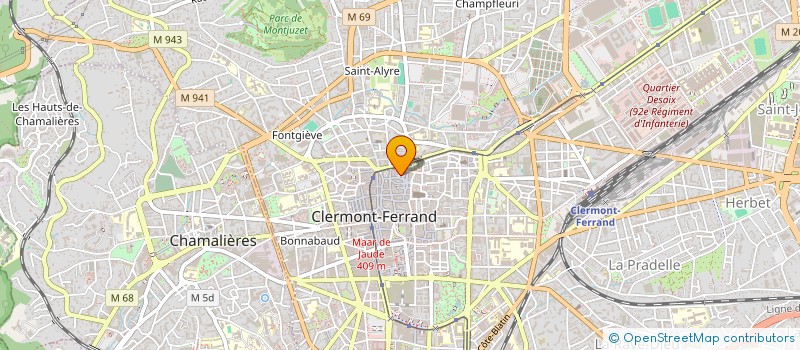 localisation de l'entreprise SCI GAZOIL  CLERMONT-FERRAND