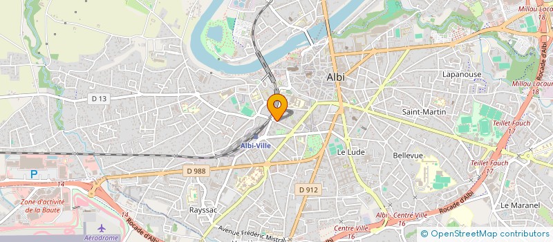 localisation de l'entreprise SCI GAZTAIN ONDO à ALBI