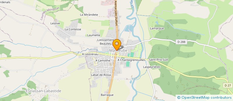 localisation de l'entreprise SCI GAZZERA  MASSEUBE