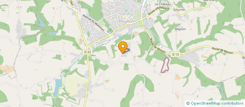 localisation de l'entreprise SCI GAZZOLA à POUILLON