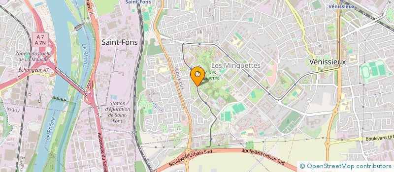 localisation de l'entreprise SCI GB  VENISSIEUX