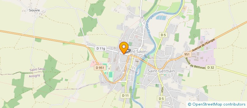 localisation de l'entreprise SCI GB à SAINT-SAVIN
