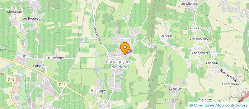 localisation de l'entreprise SCI GB  CHEVAGNY-LES-CHEVRIERES