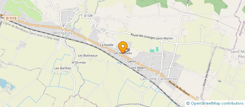 localisation de l'entreprise SCI GB AUTOS  LAMOTHE-LANDERRON