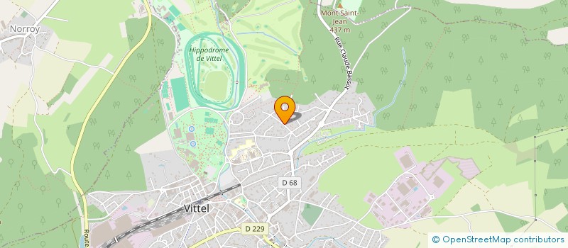 localisation de l'entreprise SCI GB EVOLUTION  VITTEL