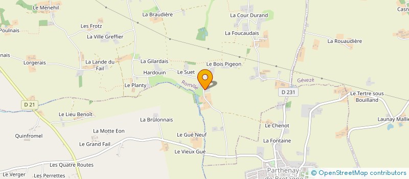 localisation de l'entreprise SCI GB-IMMO  ROMILLE