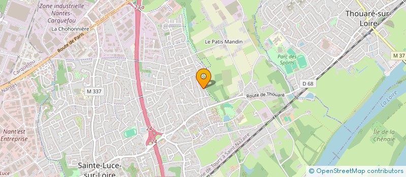 localisation de l'entreprise SCI GB IMMO  SAINTE-LUCE-SUR-LOIRE