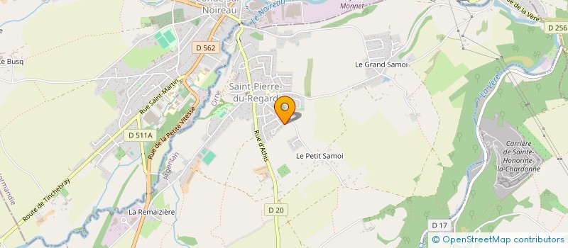 localisation de l'entreprise SCI GB IMMO à SAINT-PIERRE-DU-REGARD