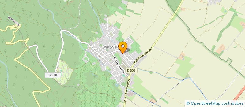 localisation de l'entreprise SCI GB IMMOBILIER  WATTWILLER