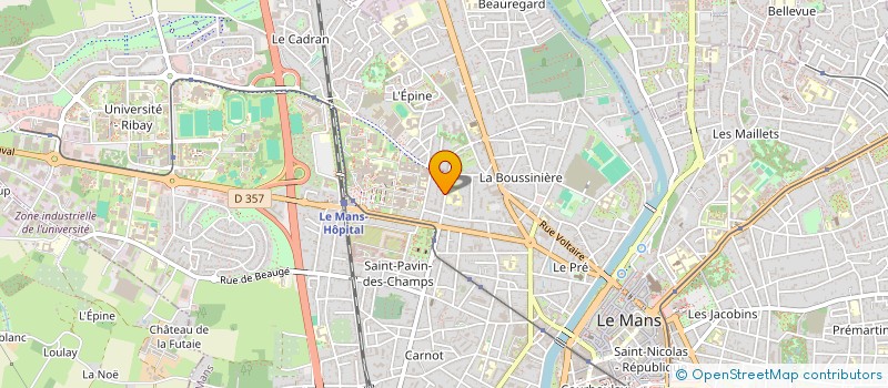 localisation de l'entreprise SCI GB-ISANOA  LE MANS