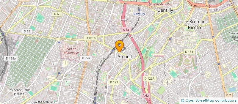 localisation de l'entreprise SCI GB MD à ARCUEIL