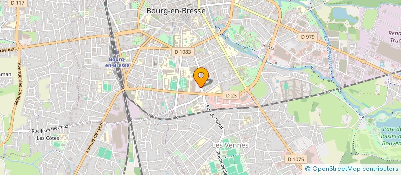 localisation de l'entreprise SCI GB PERONNAS  BOURG-EN-BRESSE