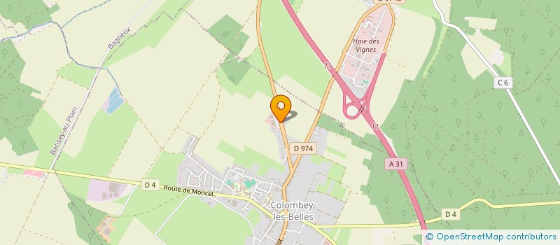 localisation de l'entreprise SCI GB VIGNEULLES  COLOMBEY-LES-BELLES