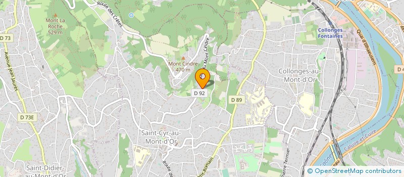 localisation de l'entreprise SCI GB4  SAINT-CYR-AU-MONT-D'OR