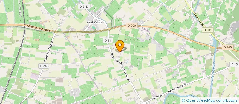 localisation de l'entreprise SCI GBE 1  ROBION