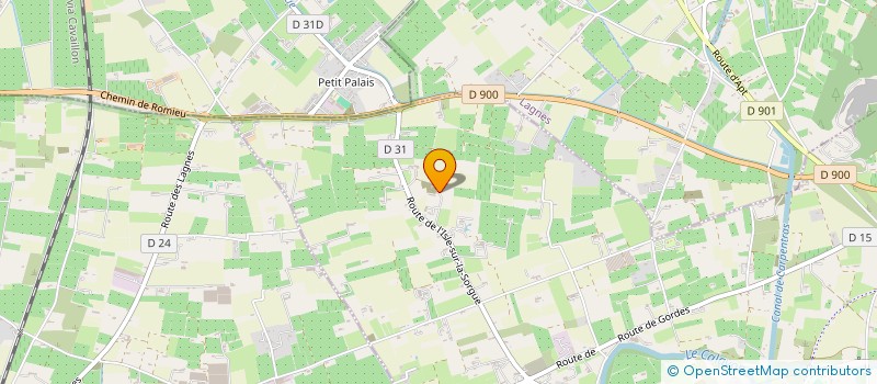 localisation de l'entreprise SCI GBE 2  ROBION