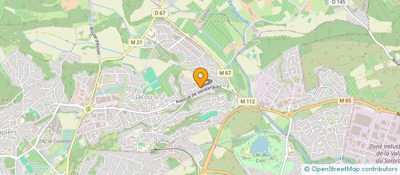 localisation de l'entreprise SCI GBL  JACOU