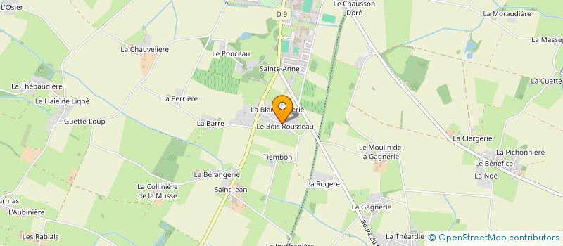 localisation de l'entreprise SCI GBM  LIGNE