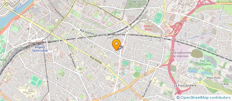 localisation de l'entreprise SCI GBME à ANGERS