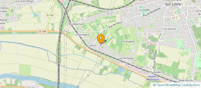 localisation de l'entreprise SCI GBMP à MONTLOUIS-SUR-LOIRE