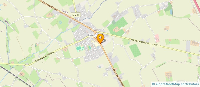 localisation de l'entreprise SCI GBO  CAESTRE