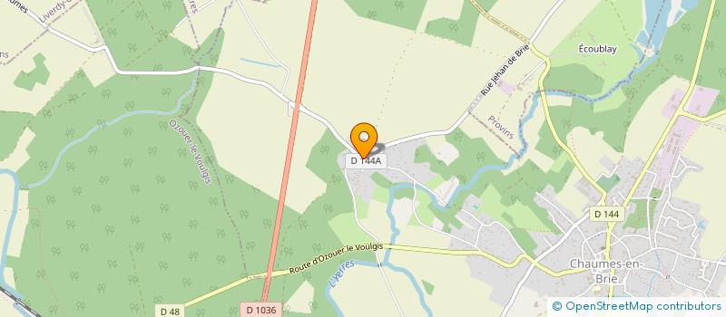 localisation de l'entreprise SCI GBO PATRIMOINE  YEBLES