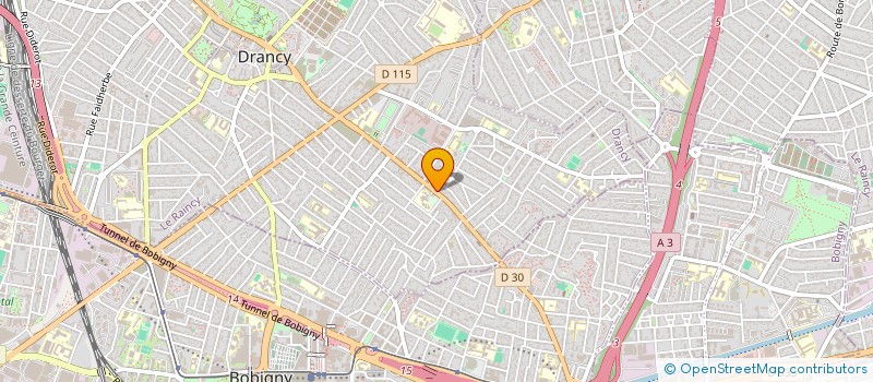 localisation de l'entreprise SCI GBP  DRANCY