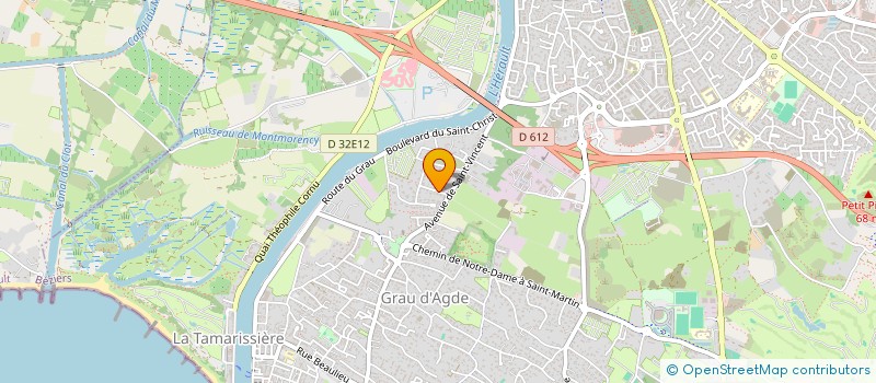 localisation de l'entreprise SCI GBR ASSOCIES  AGDE