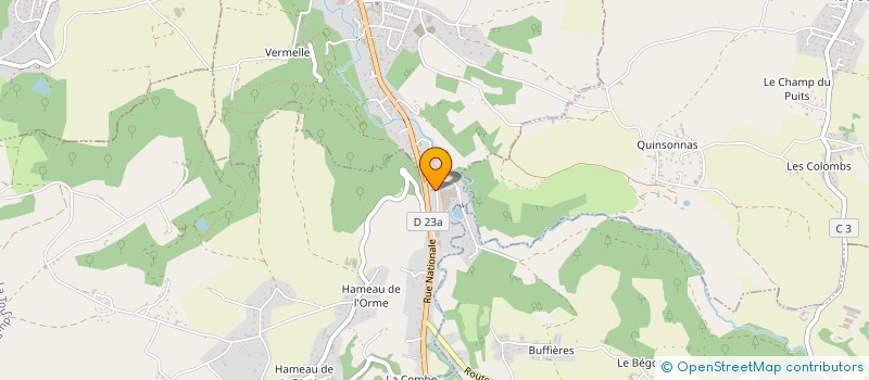 localisation de l'entreprise SCI GBRU  LES EPARRES